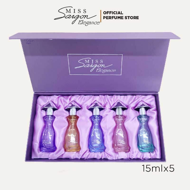 Bộ Nước Hoa Miss Saigon Elegance 15ml